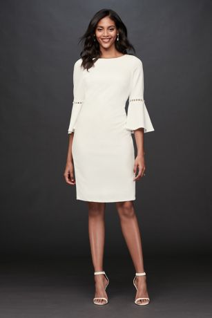 dress with bell sleeves
